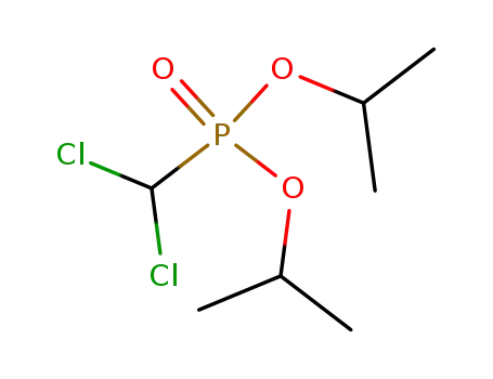 Molecular Structure of 55696-11-2 (Phosphonic acid, (dichloromethyl)-, bis(1-methylethyl) ester)