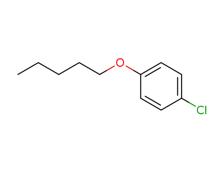 Molecular Structure of 51241-40-8 (Benzene, 1-chloro-4-(pentyloxy)-)