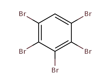 Molecular Structure of 608-90-2 (1,2,3,4,5-Pentabromobenzene)