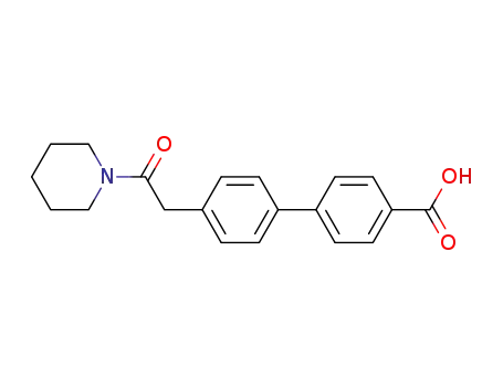 4'-(2-oxo-2-piperidino-ethyl)biphenyl-4-carboxylic acid
