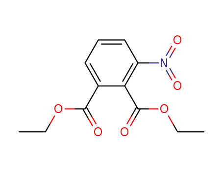 Molecular Structure of 62351-79-5 (1,2-Benzenedicarboxylic acid, 3-nitro-, diethyl ester)