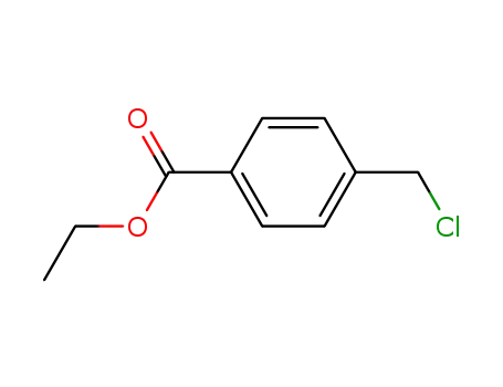 Molecular Structure of 1201-90-7 (Ethyl 4-chloromethylbenzoate)