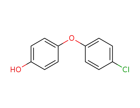 Molecular Structure of 21567-18-0 (4-(4-Chlorophenoxy)phenol)