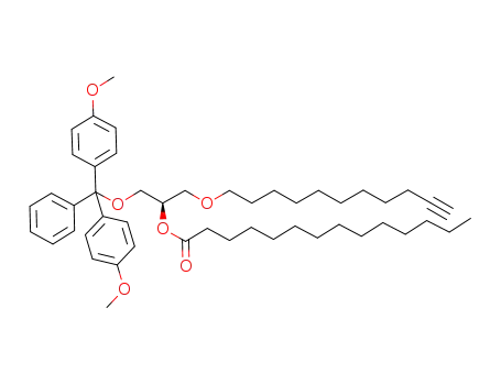 1-O-undec-10-ynyl-2-O-myristoyl-3-O-(4,4'-dimethoxytrityl)-sn-glycerol