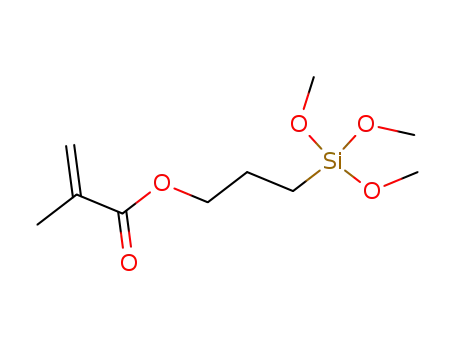 Molecular Structure of 2530-85-0 (3-Methacryloxypropyltrimethoxysilane)