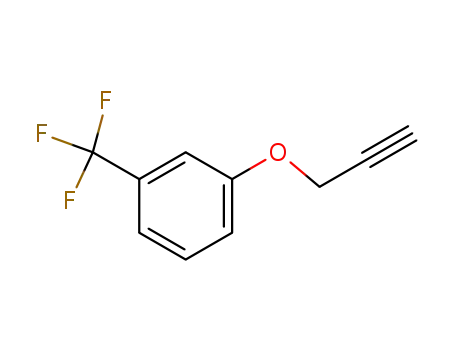 Molecular Structure of 17061-88-0 (Benzene, 1-(2-propynyloxy)-3-(trifluoromethyl)-)