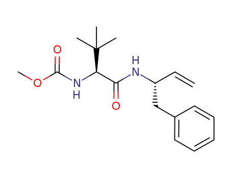 (3S)-3-{[N-(methoxycarbonyl)-L-tert-leucinyl]amino}-4-phenyl-1-butene