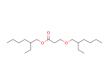 Molecular Structure of 38940-91-9 (Propanoic acid, 3-[(2-ethylhexyl)oxy]-, 2-ethylhexyl ester)
