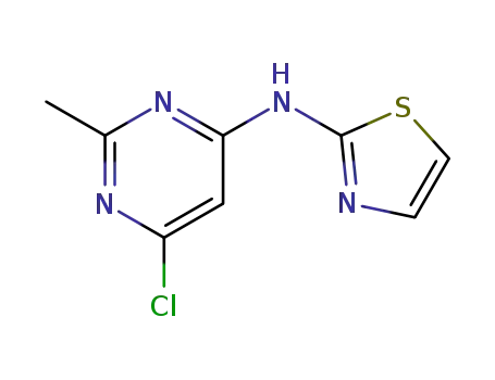 (6-chloro-2-methylpyrimidin-4-yl)thiazol-2-yl-amine