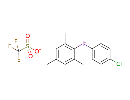 (4-chlorophenyl)(mesityl)iodonium trifluoromethanesulfonate