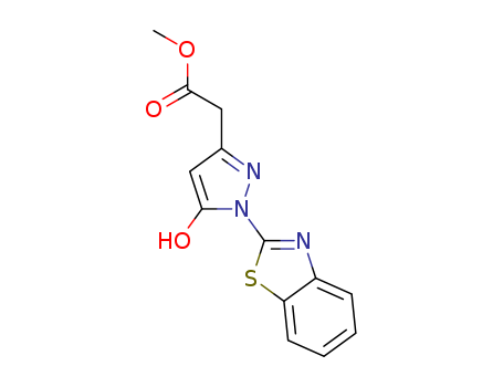 methyl [1-(1,3-benzothiazol-2-yl)-5-hydroxy-1H-pyrazol-3-yl]acetate