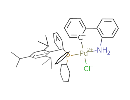 Chloro(2-dicyclohexylphosphino-2',4',6'-triisopropyl-1,1'-biphenyl)[2-(2'-amino-1,1'-biphenyl)]palladium(II)