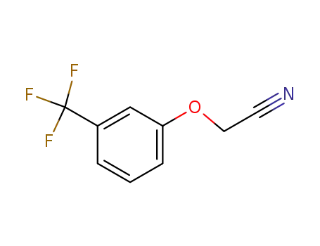 Molecular Structure of 2145-31-5 (3-(TRIFLUOROMETHYL)PHENOXYACETONITRILE)
