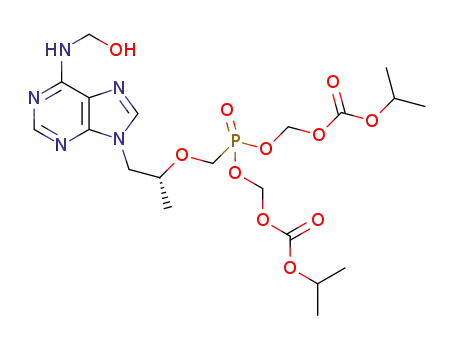 Molecular Structure of 1244022-53-4 (6N-HydroxyMethyl Tenofovir Disoproxil)