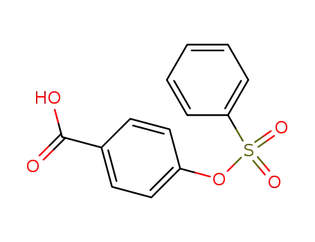 4-[(phenylsulfonyl)oxy]benzoic acid