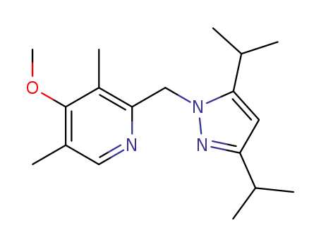 2-[(3,5-diisopropyl-1H-pyrazol-1-yl)methyl]-4-methoxy-3,5-dimethylpyridine