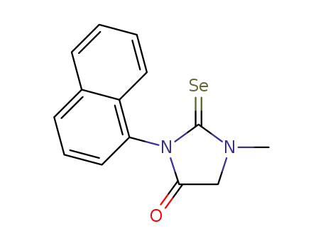 1-methyl-3-(1-naphthyl)-2-selenoxohydantoin