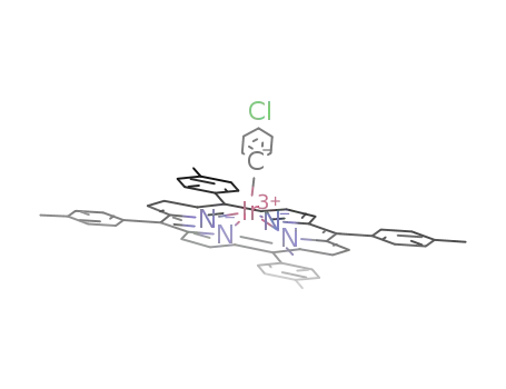 (p-chlorophenyl)(5,10,15,20-tetrakis(p-tolyl)porphyrinato)iridium(III)