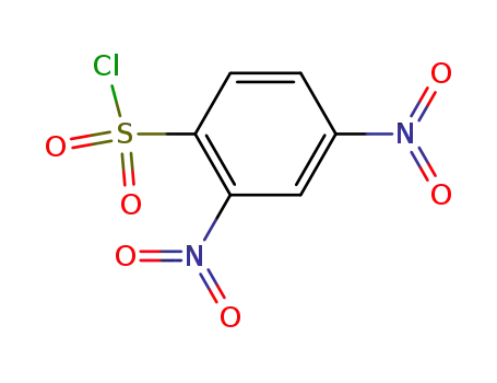 Molecular Structure of 1656-44-6 (2,4-DINITROBENZENESULFONYL CHLORIDE)