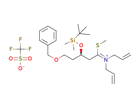 CF3O3S(1-)*C25H42NO2SSi(1+)