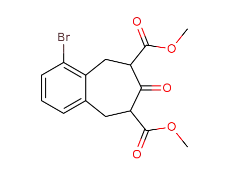dimethyl 1-bromo-7-oxo-5,6,8,9-tetrahydro-benzocycloheptene-6,8-dicarboxylate