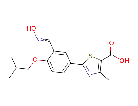 2-[3-((hydroxyimino)methyl)-4-(2-methylpropoxy)phenyl]-4-methylthiazole-5-carboxylic acid