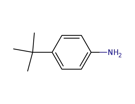 Molecular Structure of 769-92-6 (Benzenamine,4-(1,1-dimethylethyl)-)