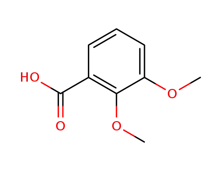 Molecular Structure of 1521-38-6 (2,3-Dimethoxybenzoic acid)
