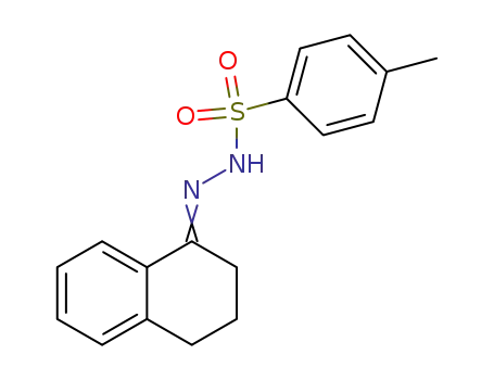 Molecular Structure of 17336-59-3 (Benzenesulfonic acid,4-methyl-, 2-(3,4-dihydro-1(2H)-naphthalenylidene)hydrazide)