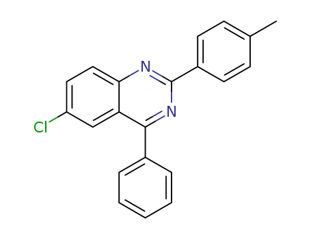 Quinazoline, 6-chloro-2-(4-methylphenyl)-4-phenyl-