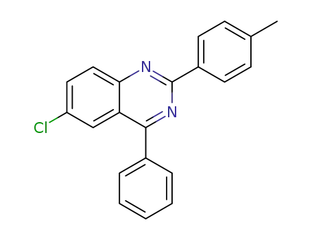 Quinazoline, 6-chloro-2-(4-methylphenyl)-4-phenyl-