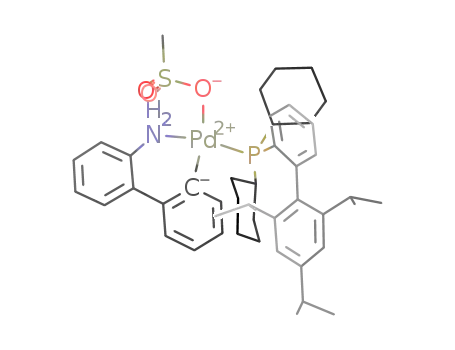 methanesulfonic acid(2-dicyclohexylphosphino-2′,4′,6′-triisopropyl-1,1′-biphenyl)[2-(2′-amino-1,1′-biphenyl)]palladium(II)