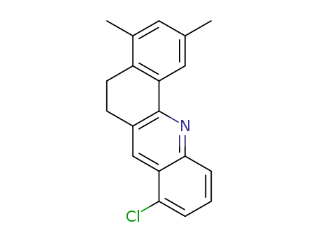 8-chloro-2,4-dimethyl-5,6-dihydrobenzo[c] acridine