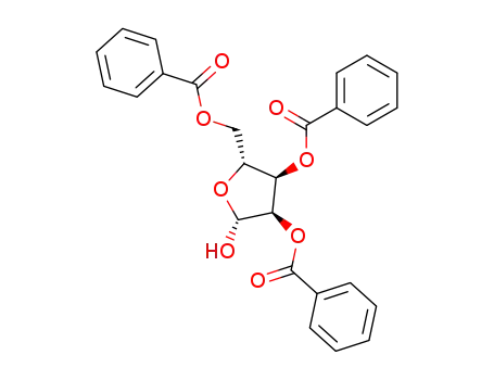 Molecular Structure of 67525-66-0 (beta-D-Ribofuranose 2,3,5-tribenzoate)