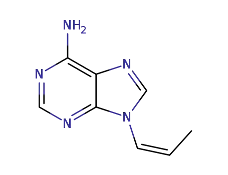 (Z)-6-amino-9-(prop-1-en-1-yl)-9H-purine