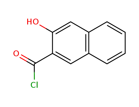 Molecular Structure of 1734-00-5 (3-hydroxy-2-naphthoyl chloride)