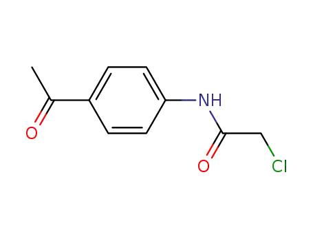 Molecular Structure of 38283-38-4 (N-(4-ACETYLPHENYL)-2-CHLOROACETAMIDE)