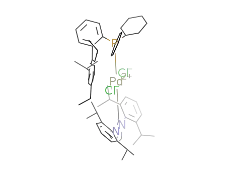 [PdCl2(N,N′-bis-(2,6-diisopropylphenyl)imidazol-2-ylidene)(PCy2(2',4',6'-iPr3-2-byphenyl))]