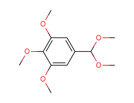 Molecular Structure of 59276-37-8 (3,4,5-TRIMETHOXYBENZALDEHYDE DIMETHYL ACETAL)