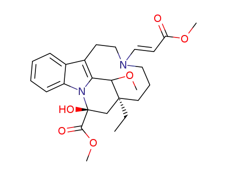 methyl 7-ethyl-14-hydroxy-8-methoxy-3-[(1E)-3-methoxy-3-oxoprop-1-en-1-yl]-1,2,3,4,5,6,7,8-octahydro-7,9-ethanoazecino[5,4-b]indole-14-carboxylate