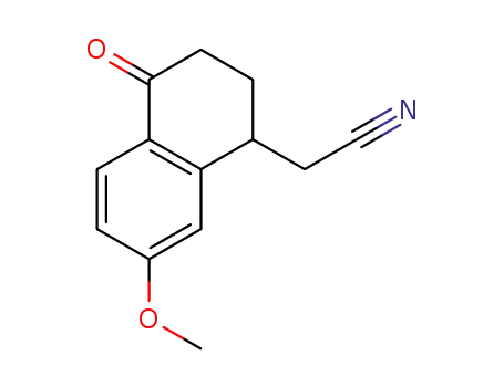 (7-methoxy-4-oxo-1,2,3,4-tetrahydro-1-naphthyl)acetonitrile