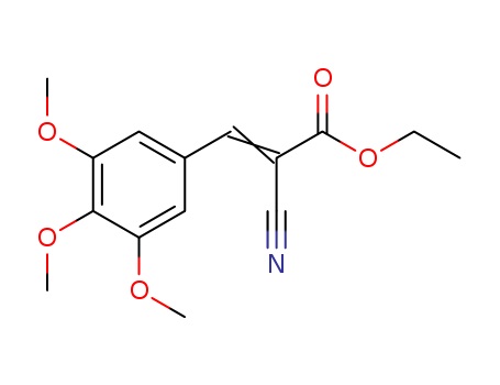 2-Propenoic acid, 2-cyano-3-(3,4,5-trimethoxyphenyl)-, ethyl ester