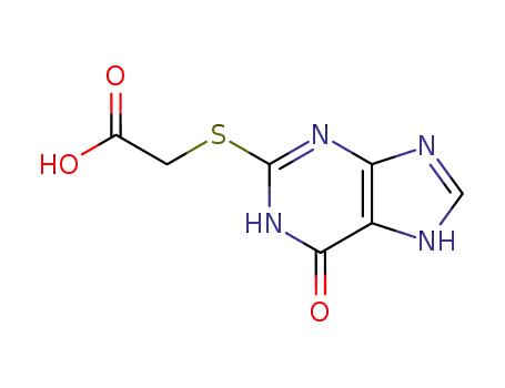 2-((6-oxo-6,7-dihydro-1H-purin-2-yl)thio)acetic acid