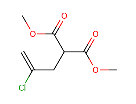 Molecular Structure of 58404-02-7 (Propanedioic acid, (2-chloro-2-propenyl)-, dimethyl ester)