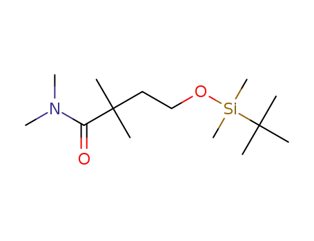 4-((tert-butyldimethylsilyl)oxy)-N,N,2,2-tetramethylbutanamide
