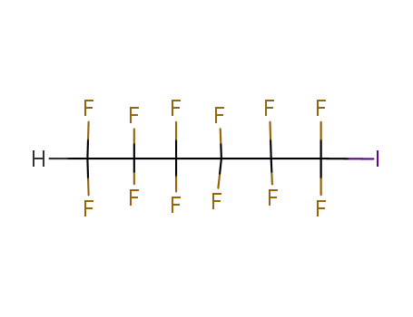 Molecular Structure of 63703-16-2 (6H-PERFLUOROHEXYL IODIDE)