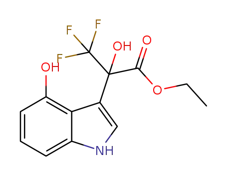 ethyl 3,3,3-trifluoro-2-hydroxy-2-(4-hydroxy-1H-indol-3-yl)propanoate