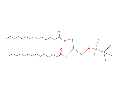 Tetradecanoic acid,1-[[[(1,1-dimethylethyl)dimethylsilyl]oxy]methyl]-1,2-ethanediyl ester