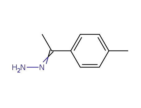 Molecular Structure of 64252-53-5 (Ethanone, 1-(4-methylphenyl)-, hydrazone)