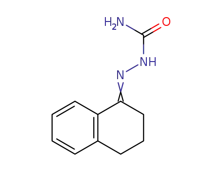 Molecular Structure of 56384-70-4 (Hydrazinecarboxamide, 2-(3,4-dihydro-1(2H)-naphthalenylidene)-)